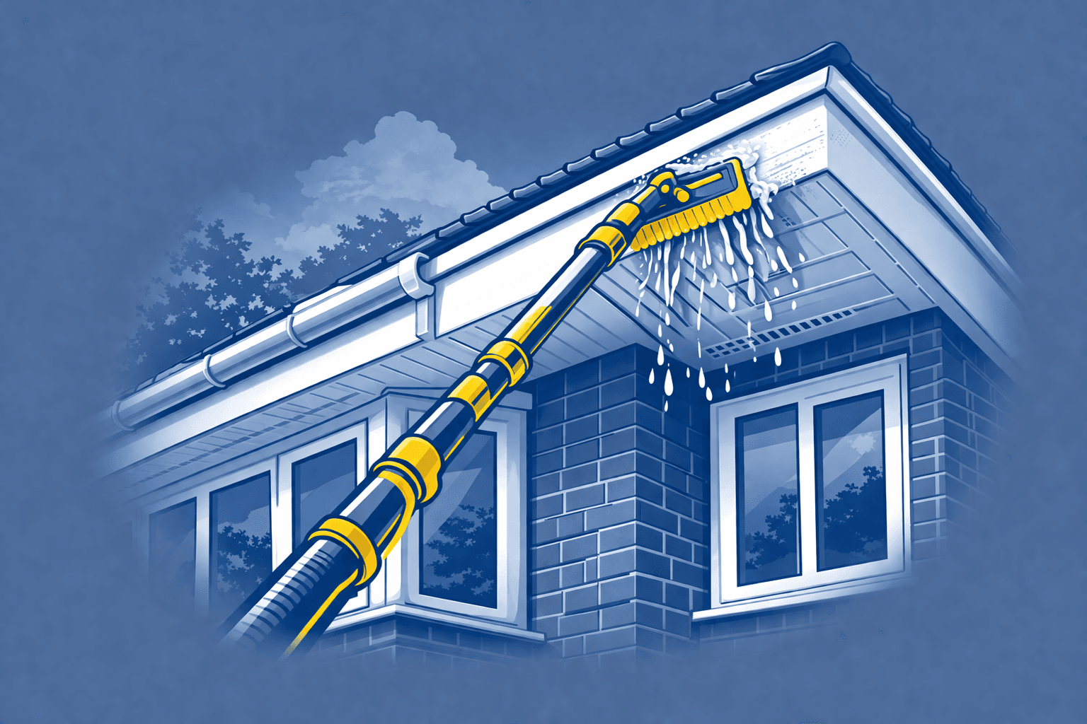 Soffit and fascia cleaning service