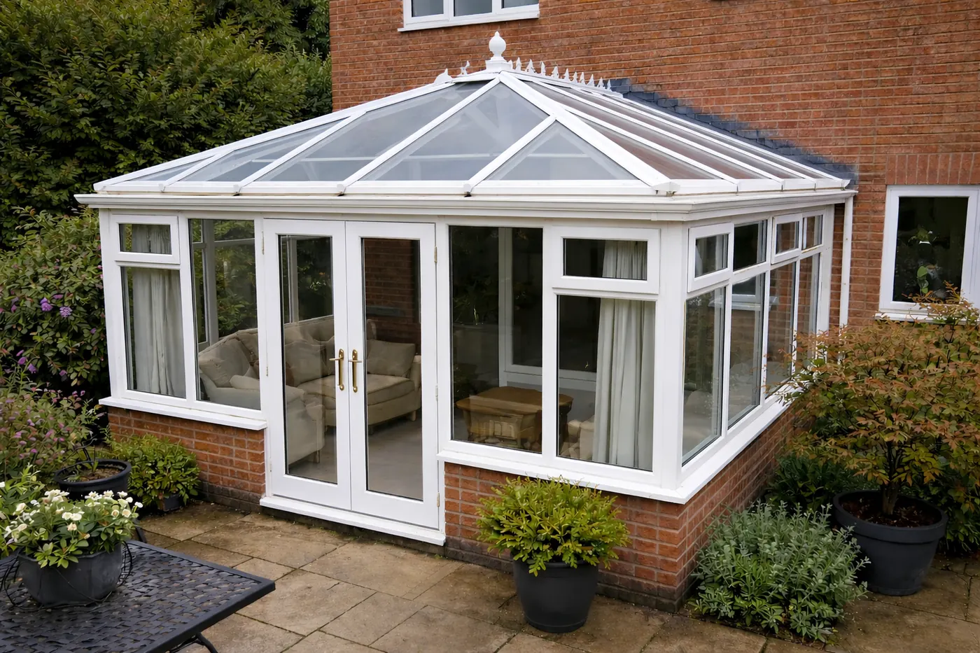 After conservatory cleaning