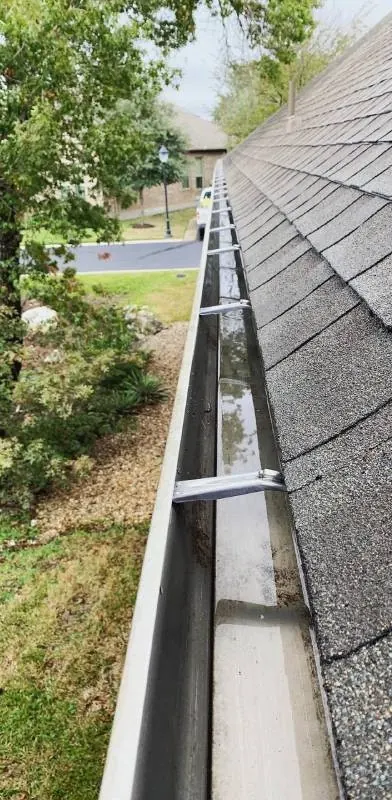 After gutter clearance